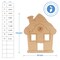 Christmas Wood Gingerbread House Cutout, From 6"- 22" | Woodpeckers